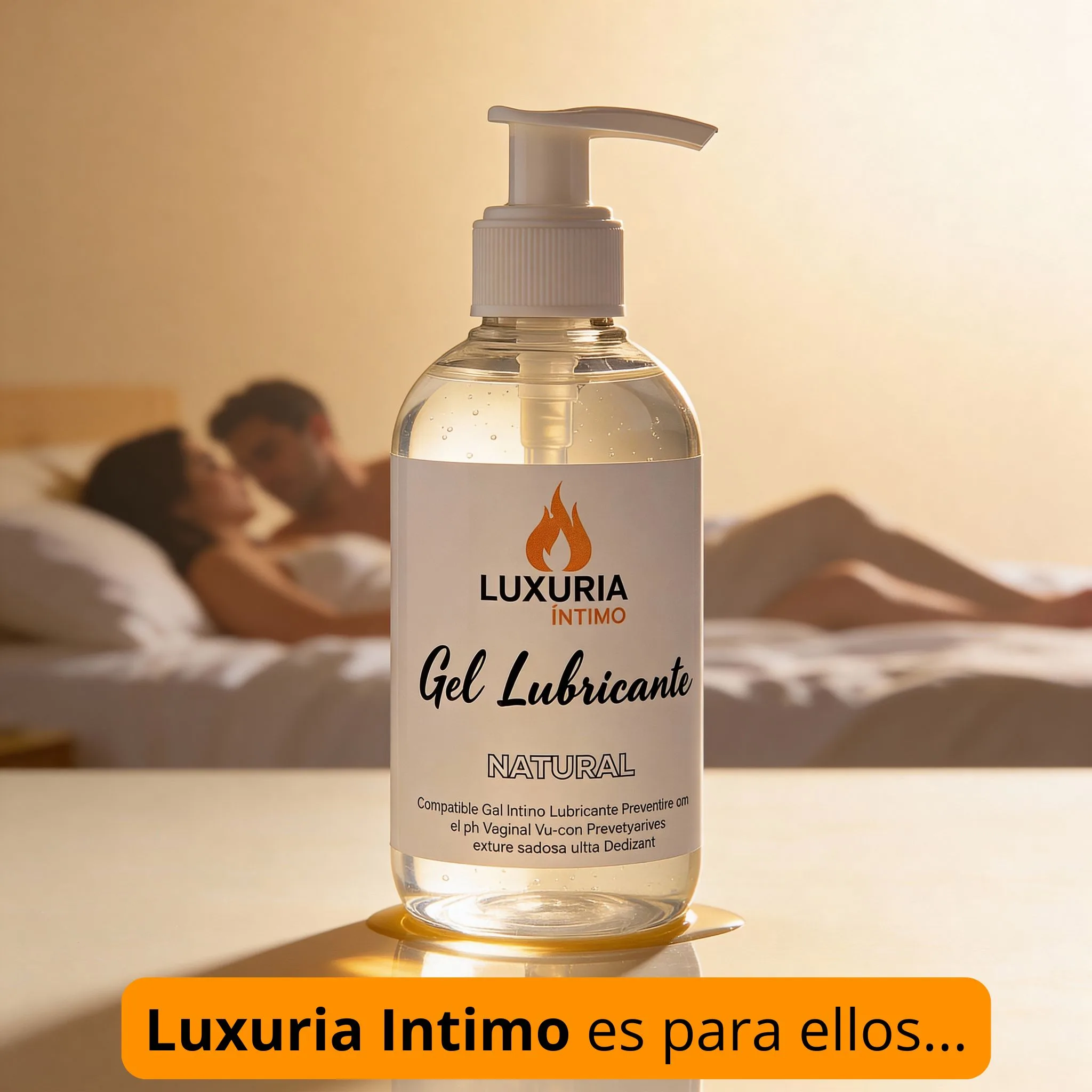 Gel Lubricante Luxuria Sabor Natural - 130cc: imagen 6