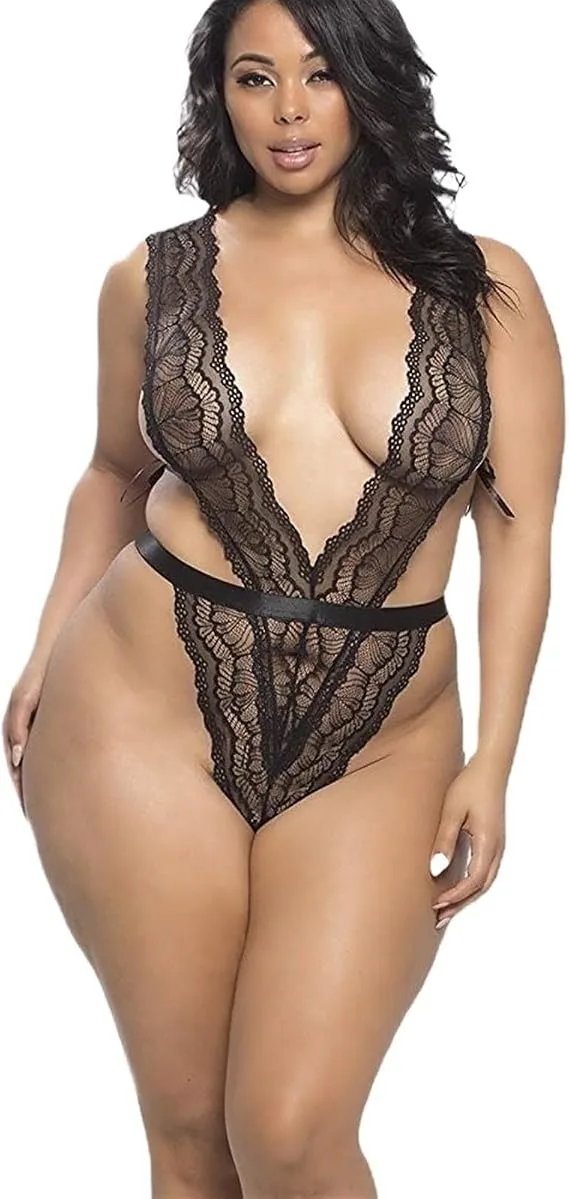 Body Puntilla Escotado (AL216) Talle 85 al 130