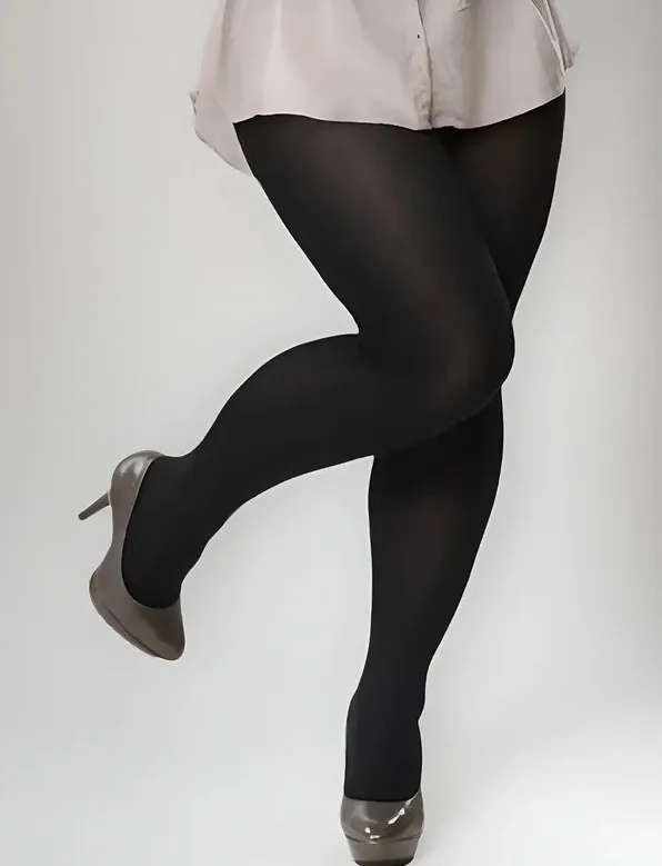 Panty Medias Lisas Opaca (Talle Especial) Talle 44 al 52