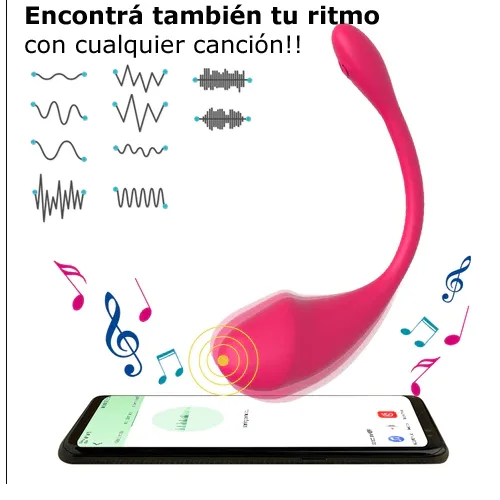 Vibrador Huevo Bala Inalámbrico Remoto Control Celular App - Bluethoot - Imagen 11