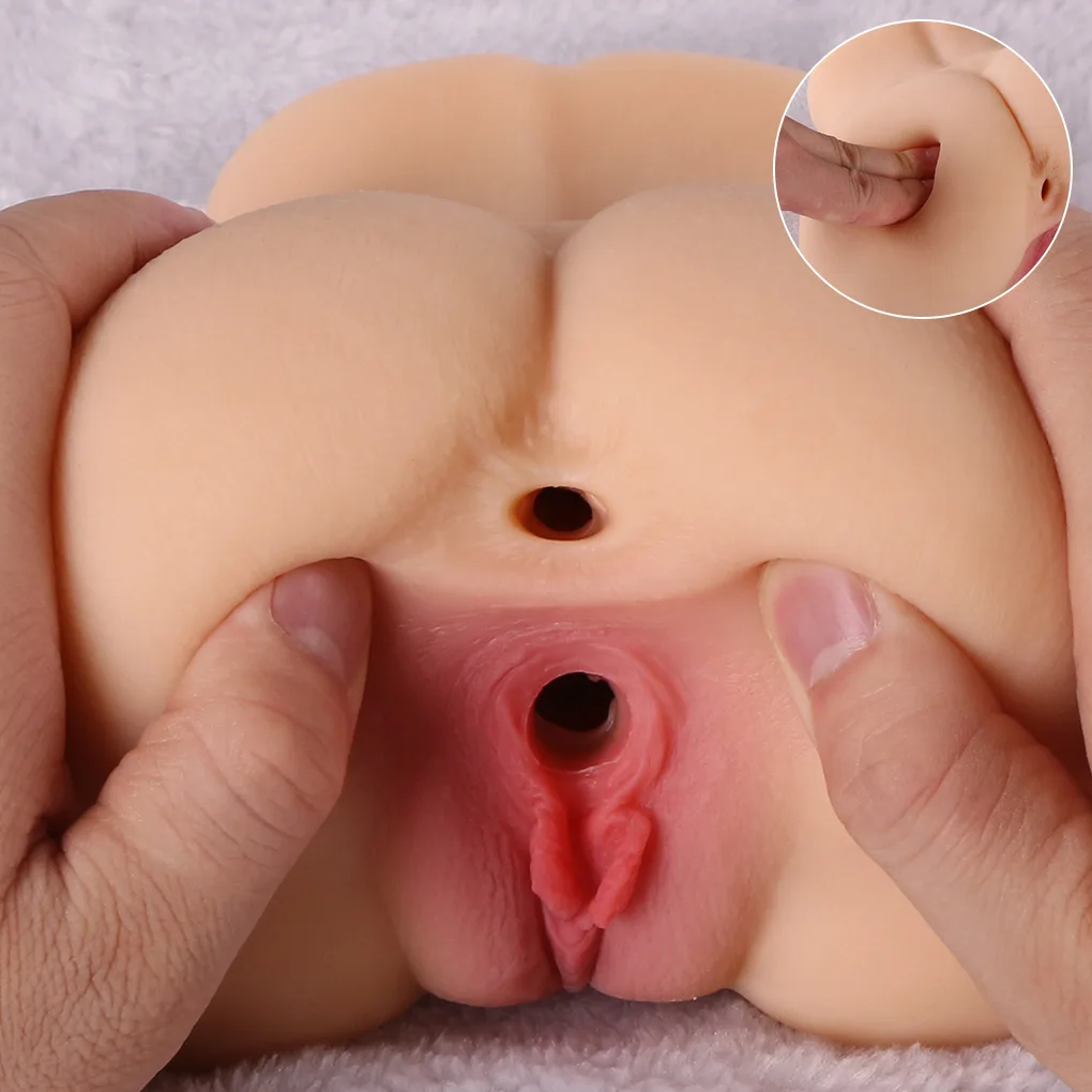 Masturbador Cola y Vagina de silicona (17 x 15cm) - Imagen 7