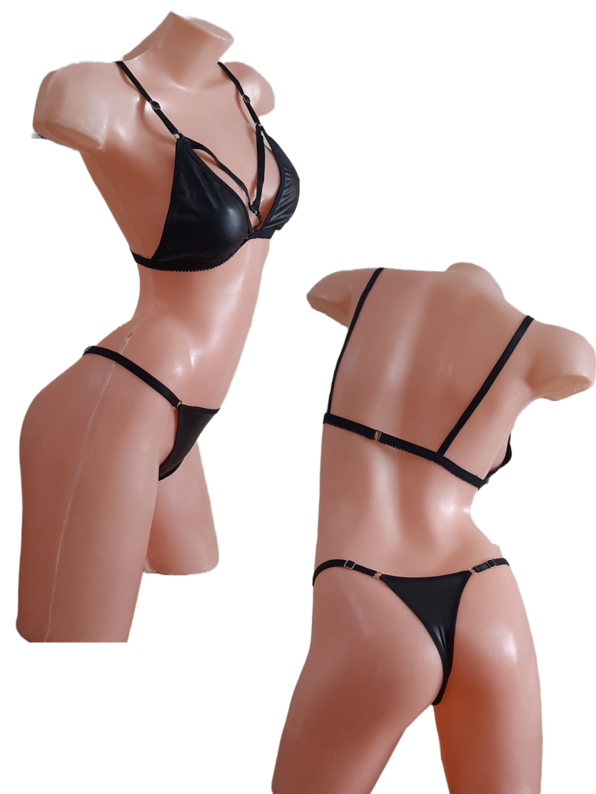 CONJUNTO SOL ENGOMADO CORPIÑO Y COLALESS (art 2016) Talle 85 al 100