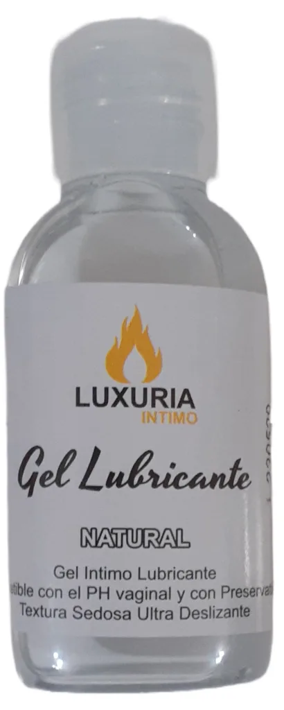 Gel Lubricante Luxuria Sabor Natural – 30cc